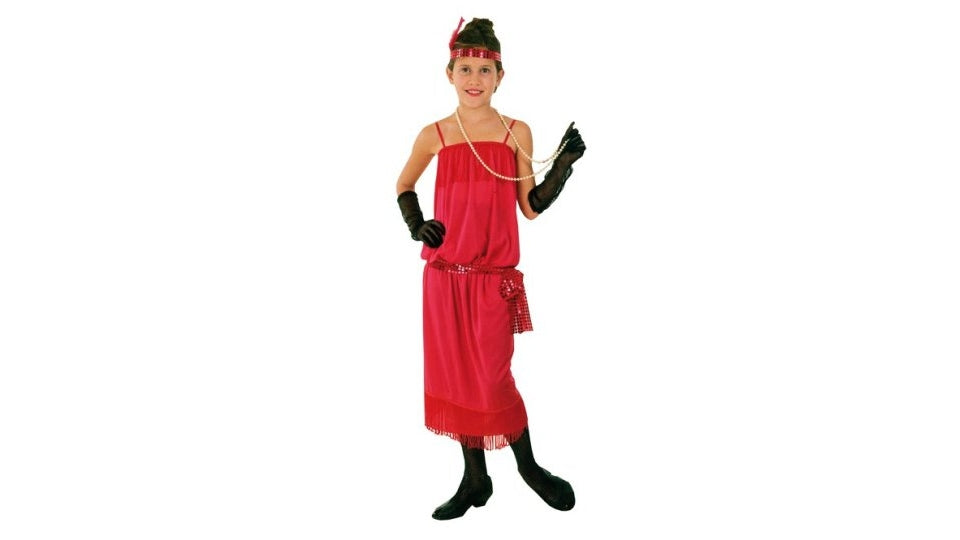 Clown Children's Costume Flapper 10-12 år