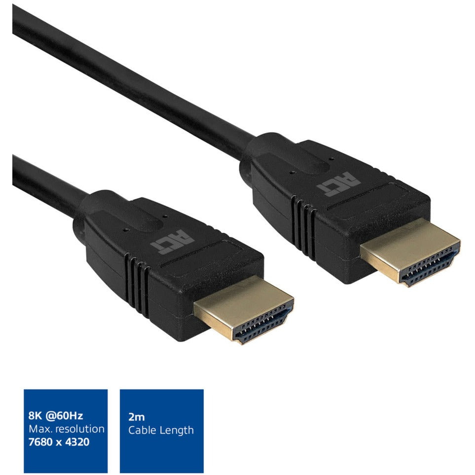 Act Connectivity 2 meters HDMI 8K Ultra High Speed ​​Cable V2.1 HDMI-A