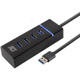ACT Connectivity AC6300 USB Hub USB 3.2 Gen 1 con 4 puertos USB-A