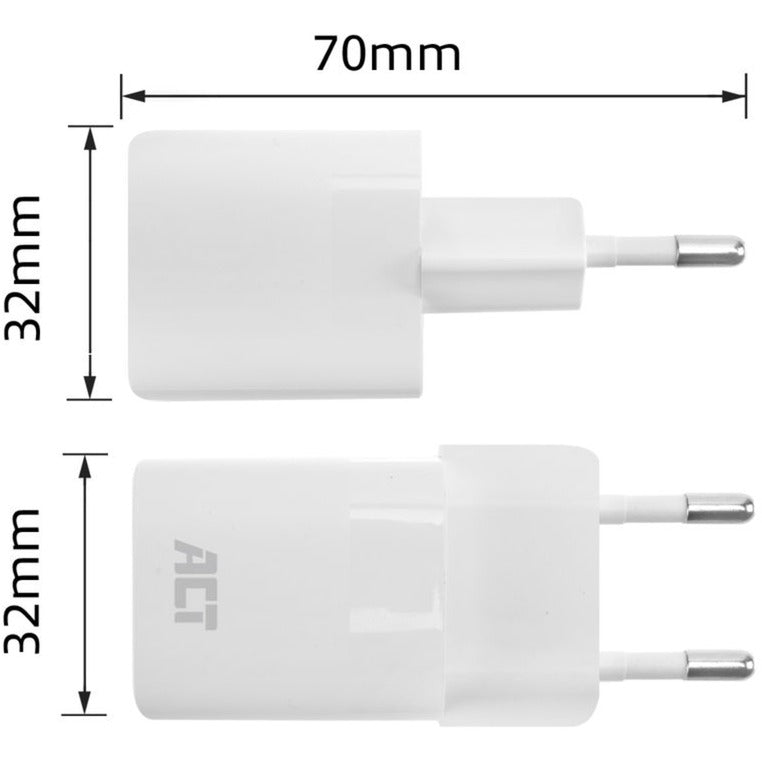 Act Connectivity Connectivity Compact USB-C charger 33W with Delivery and GAN