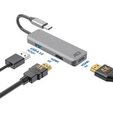 Act Connectivity USB-C 4K Multiport adapter for 2 HDMI screens, u