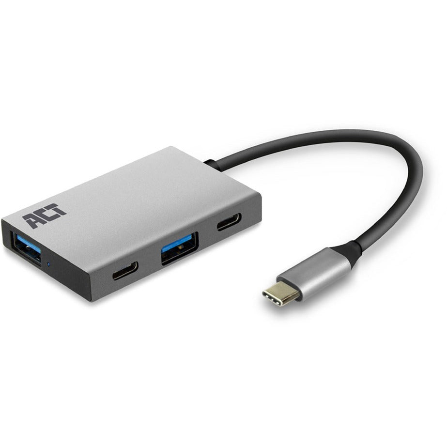 Act Connectivity USB-C Hub 4-Port with 2x USB-C and 2x USB-A