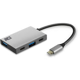 Act Connectivity USB-C Hub 4-Port with 2x USB-C and 2x USB-A