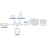 Act Connectivity USB-C Hub 4-Port with 2x USB-C and 2x USB-A