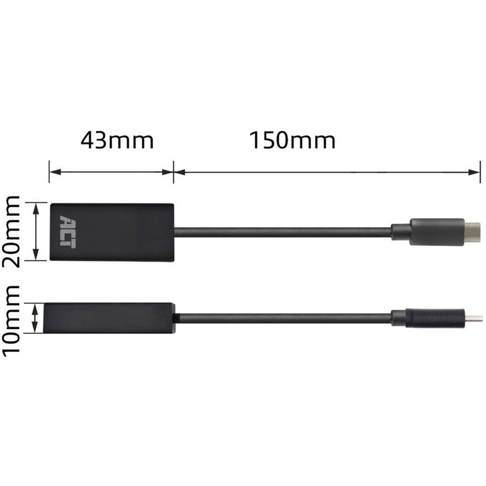 Act Connectivity USB-C in HDMI ženski adapter
