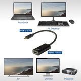 Act Connectivity USB-C in HDMI ženski adapter