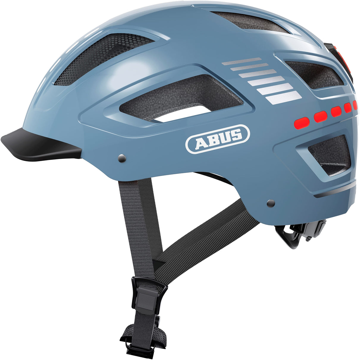 ABUS HELM HYBAN 2.0 LED-Signal Gletscher L 56-61 cm