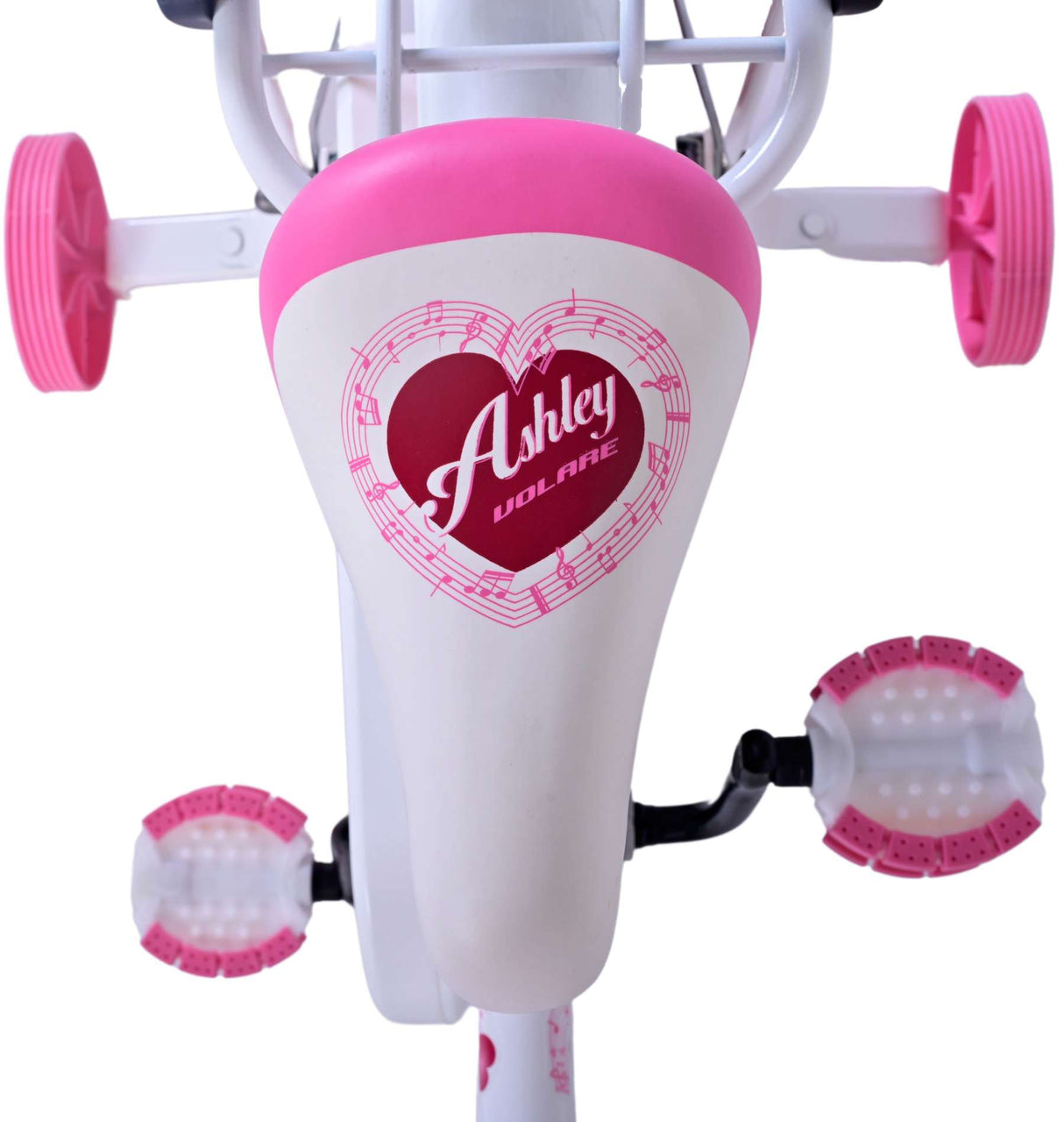 Dětské kolo Volare Ashley - dívky - 14 palců - bílá