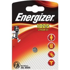 Energizer Button Cell Battery CR1025 3V Flyer Display