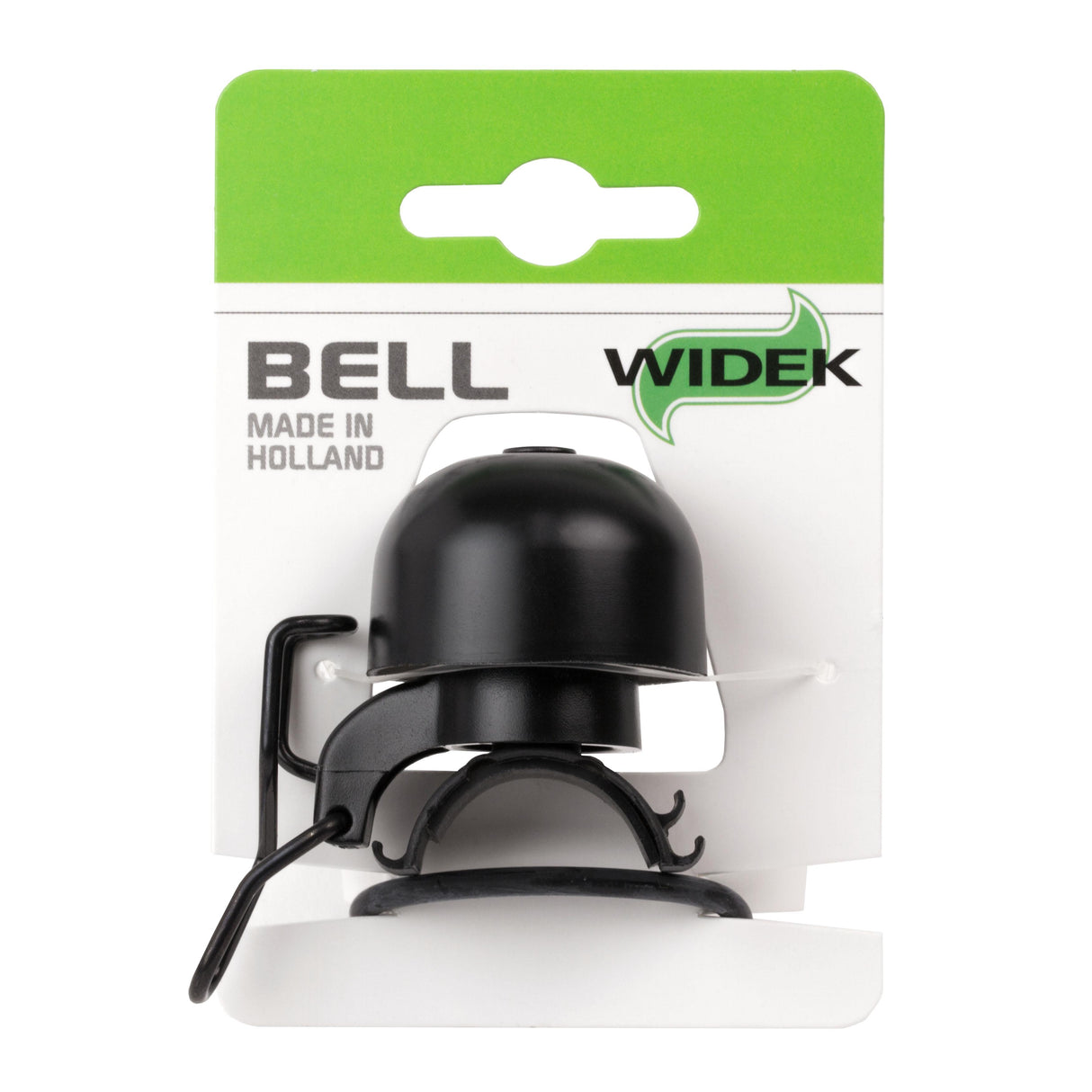 Widek 005133 XXL PaperClip bicycle bell with elastic black on map