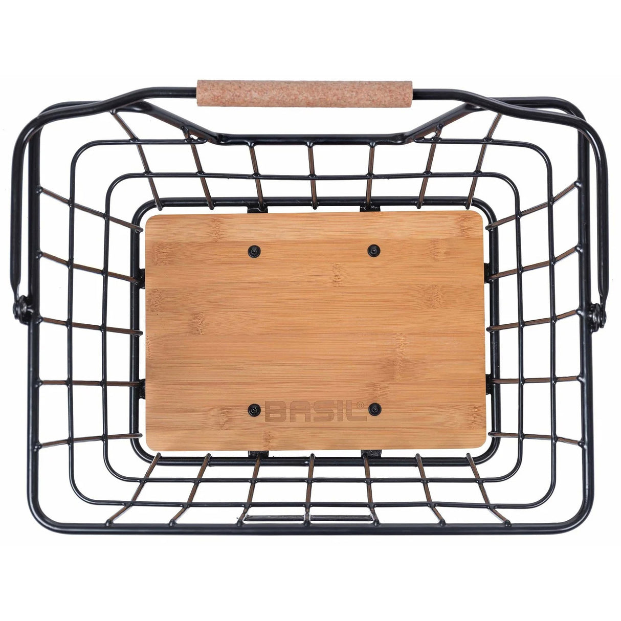 Košara za kolesa Basil Nordland Mik 23 litrov 23 x 33 x 19 cm spredaj ali na zadnji strani črno rjava