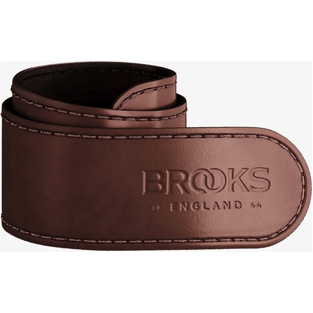 Brooks Broekklem in pelle marrone
