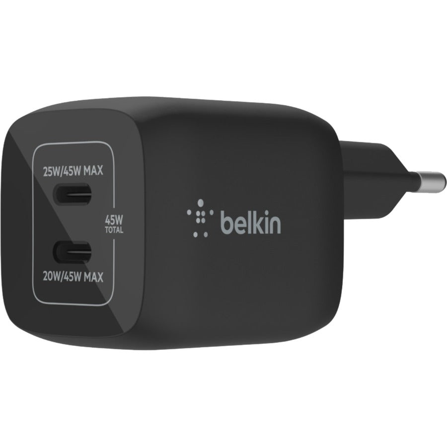 Belkin Boostcharge PRO 2-POORT USB-C GAN WALL LOADER s P