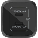 Belkin Boostcharge PRO 2-POORT USB-C GAN WALL LOADER s P