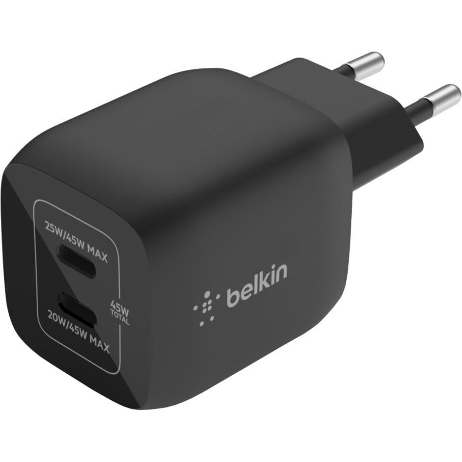 Belkin Boostcharge PRO 2-POORT USB-C GAN WALL LOADER s P