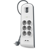 Belkin Voltage Security with 6 sockets and 2 USB-P