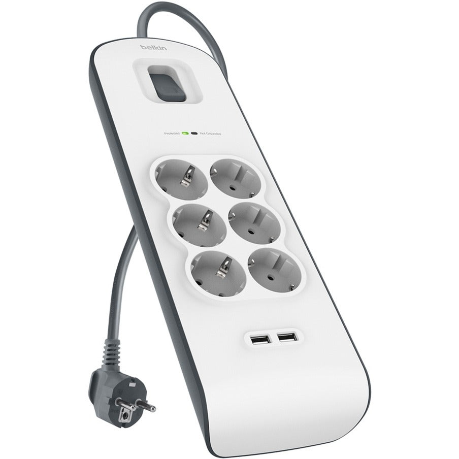 Belkin Voltage Security with 6 sockets and 2 USB-P