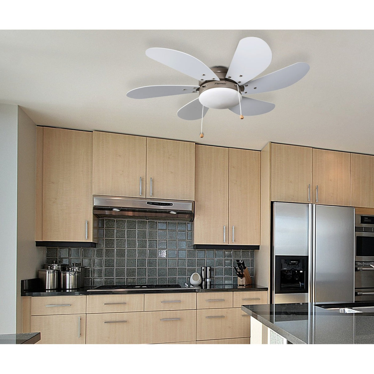 Ventilateur de plafond Bestron DC30T avec éclairage