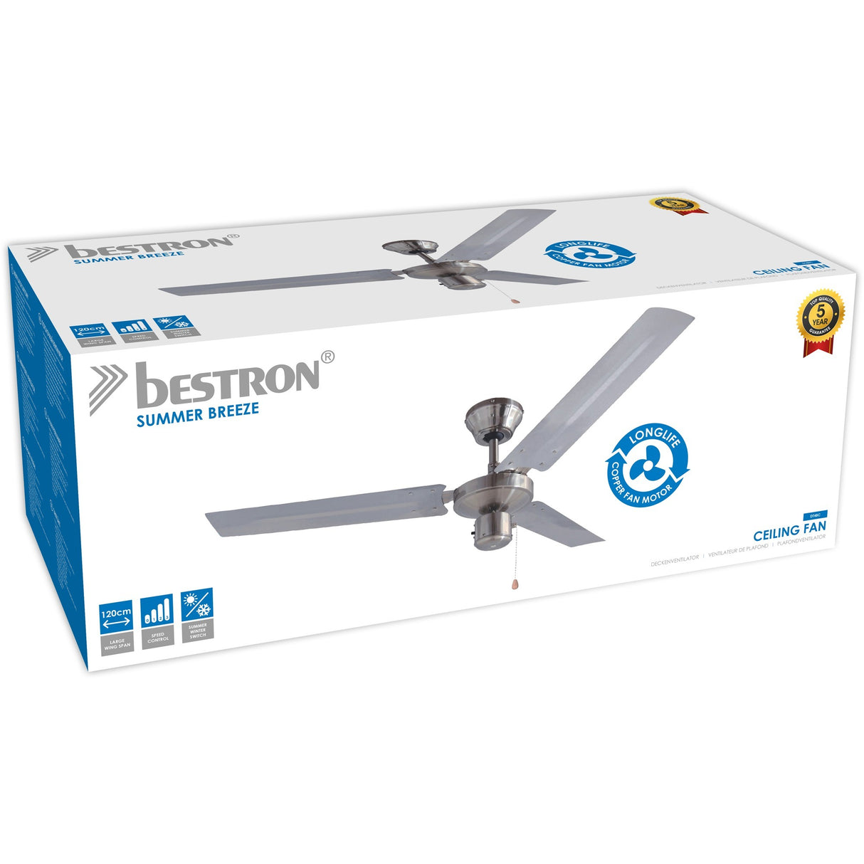 Ventilateur de plafond Bestron DT48C