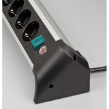 Brenenstuhl alu-Office-Linn Socket mat USB Luede Funktioun 4--