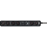 Brennenstuhl Wifi Plug-in 6 Conexiones para Inside Black