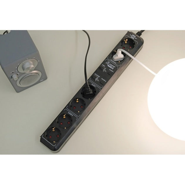 Brennenstuhl Wifi Plug-in 6 Conexiones para Inside Black