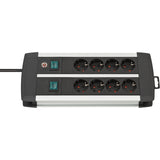 Brennenstuhl Premium-Alu-Line Socket 8-gang