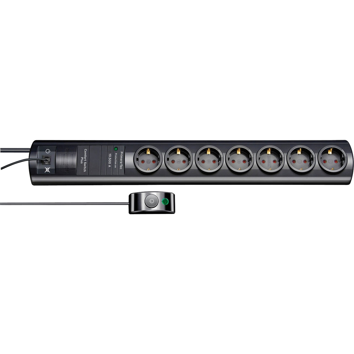 Brennenstuhl Primera Comfort Switch más un sello de 7 veces