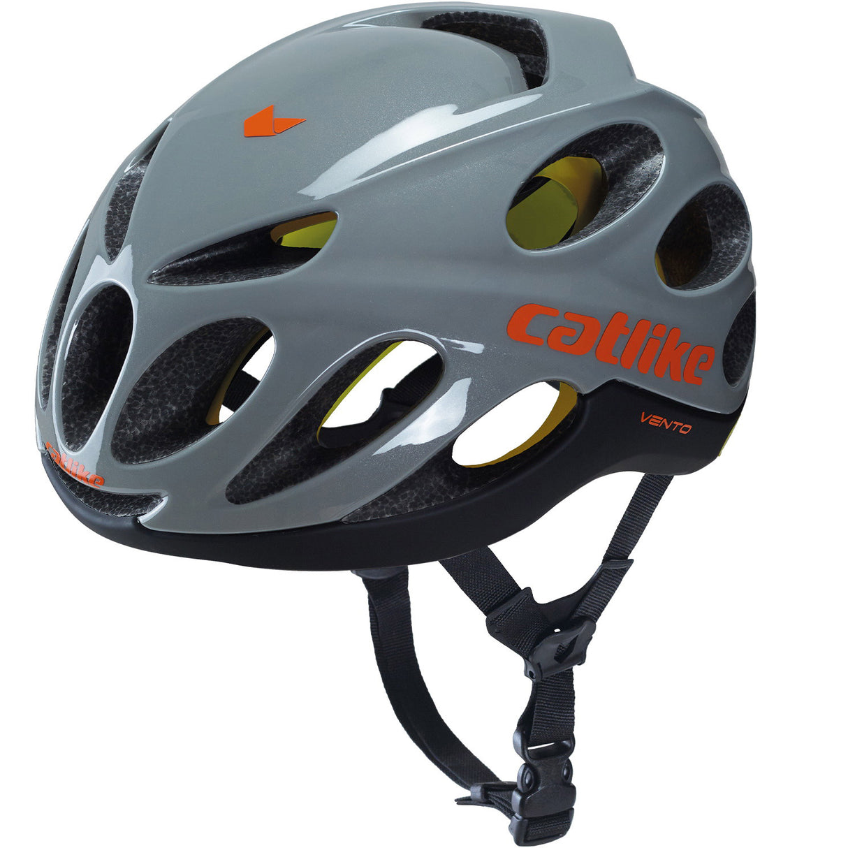 Buzaglo Catlike RaceHelm Vento MIPS Velikost l 58-60 cm šedá kovová
