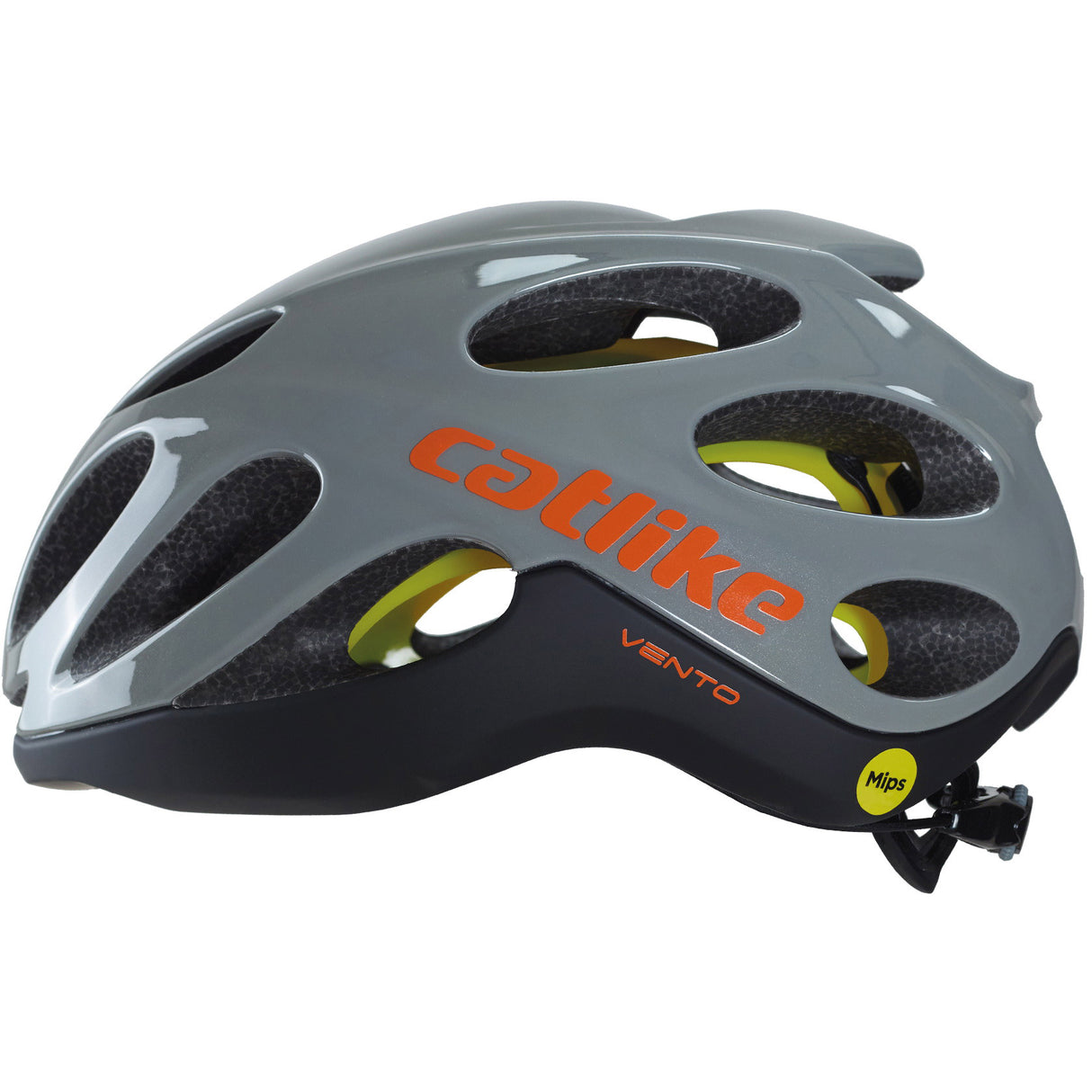 Buzaglo Catlike RaceHelm Vento MIPS Velikost l 58-60 cm šedá kovová