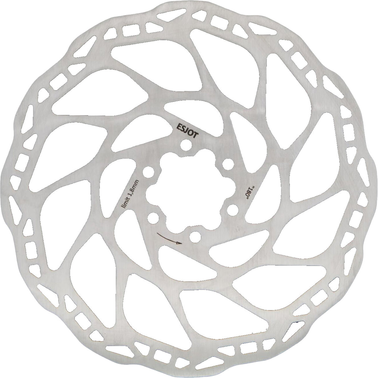 Esjot Brems disc los 180mm incl 6 Schrauwen