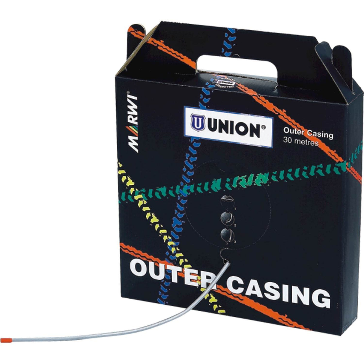 Marwi Union Roll Schakel utendørs kabel 4mm sølv (30m)