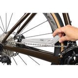 Cycplus ciclo cadena de chaqueta de acero plateado