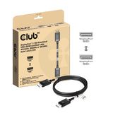Club 3D Displayport 2.1 Dwukierunkowy certyfikat VESA DP80