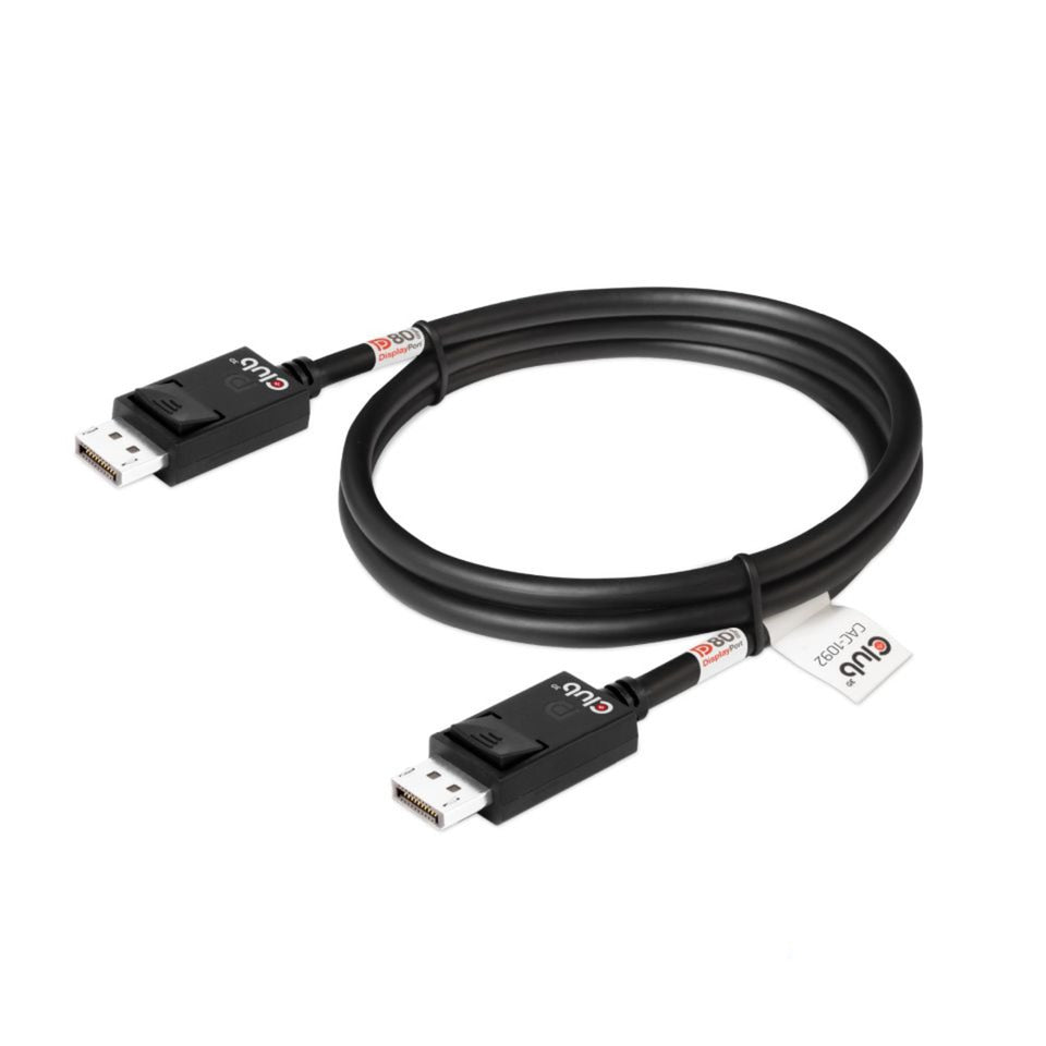 Club 3D Displayport 2.1 Dwukierunkowy certyfikat VESA DP80