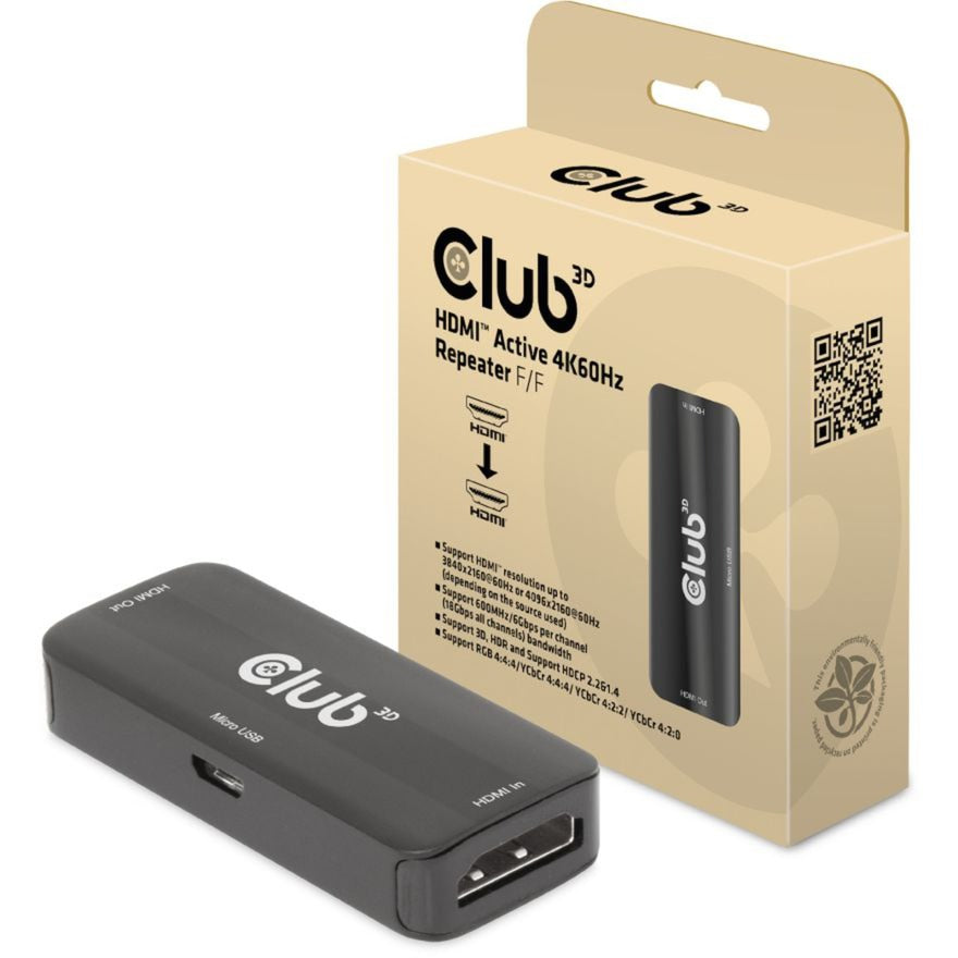 Club 3d HDMI Active 4K60Hz Repeater F f f f f f f f f f f f f f f f f f f f f f f f f f f f f f f f f f f