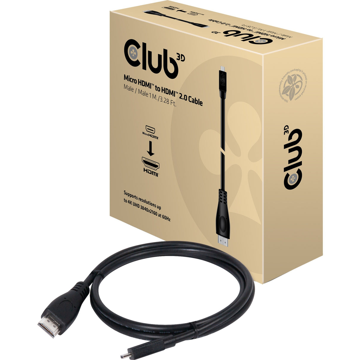 Club 3D Mikro Hdmi> HDMI 2.0