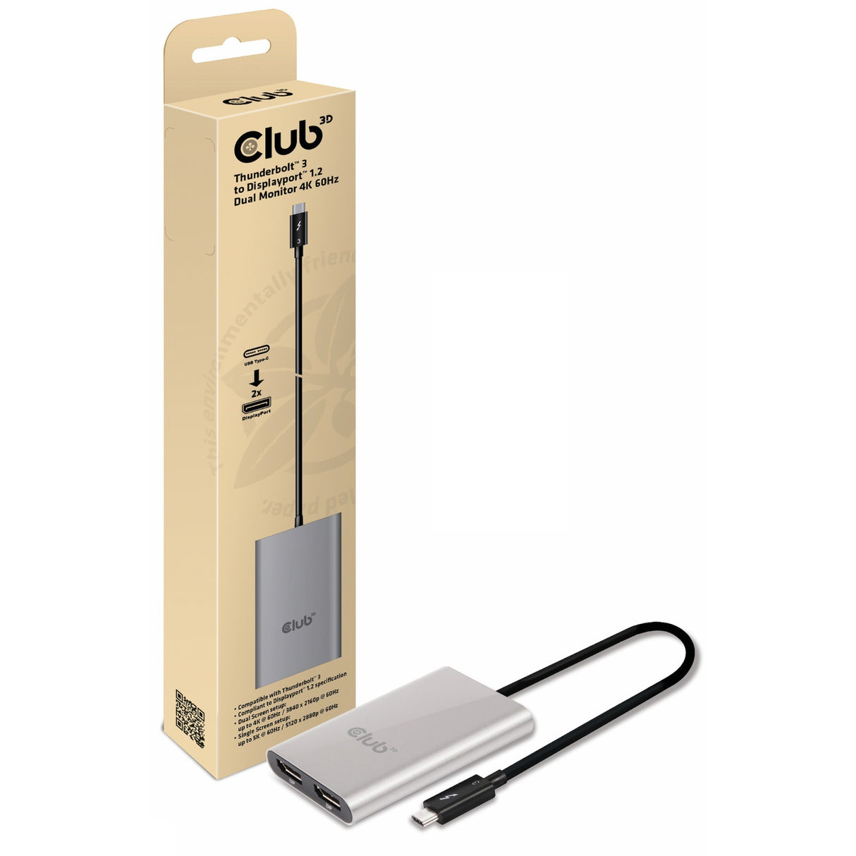 Club 3d Thunderbolt 3 zu DisplayPort 1.2 Adapter