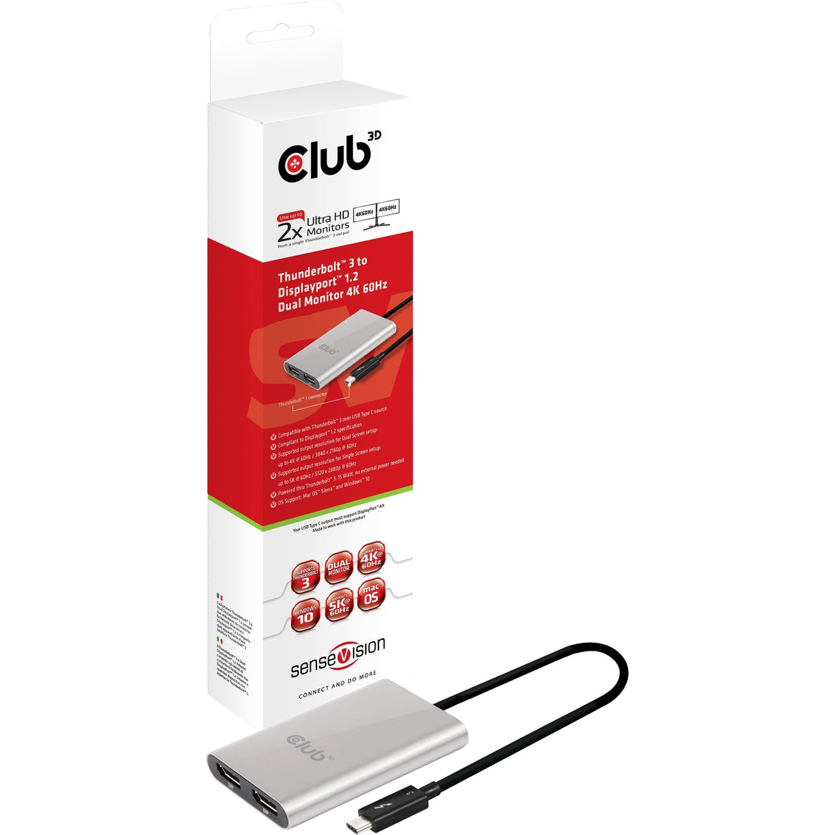 Club 3d Thunderbolt 3 zu DisplayPort 1.2 Adapter