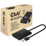 Club 3D USB 3.2 Gen1 Typ A till HDMI Dual Monitor 4K 60Hz