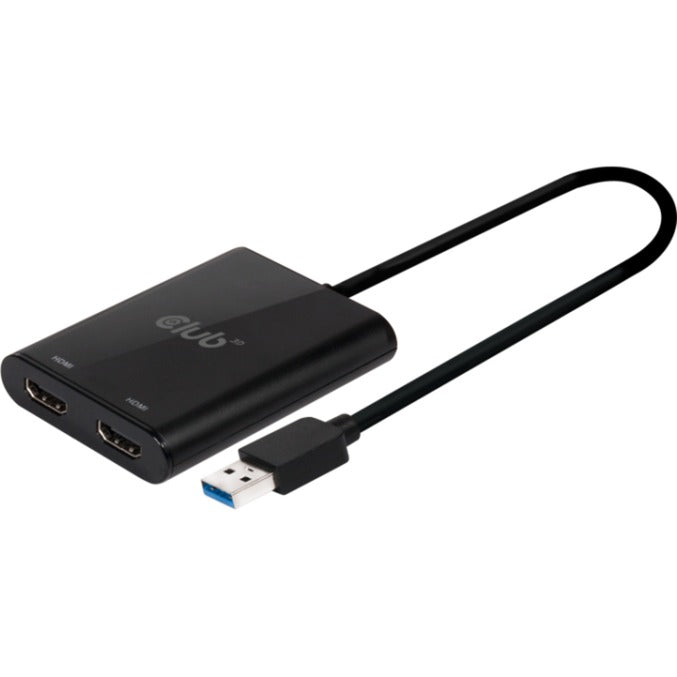 Club 3D USB 3.2 Gen1 Typ A till HDMI Dual Monitor 4K 60Hz