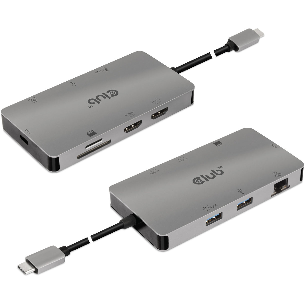 Club 3D USB 3.2 Gen1 Typ-C 8-in-1-Hub