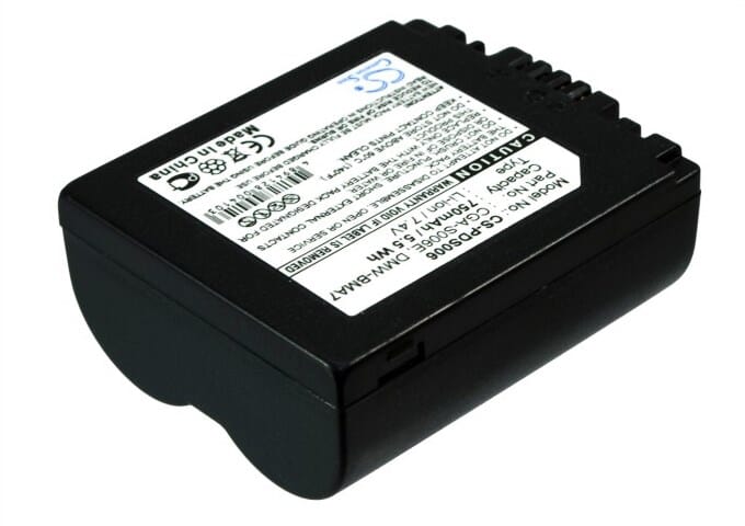 Batteria per fotocamera digitale Blu-Basic 7.4V 750MAH Li-ion per Panasonic