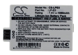 Blu-Basic Digital Camera Battery 7.4V 1080mAh Li-ion för Canon