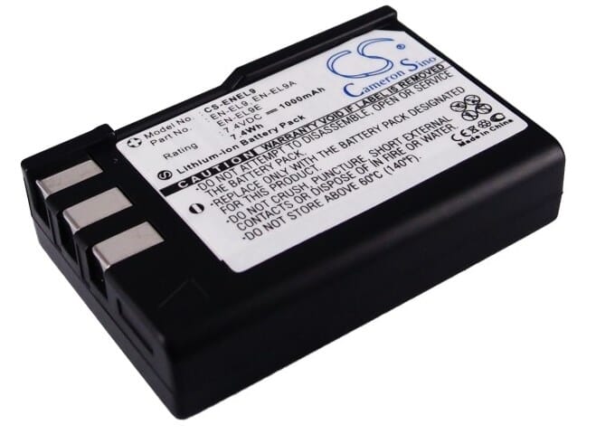 Blu-Basic Digital Camera battery 7.4V 1000mAh Li-ion for Nikon