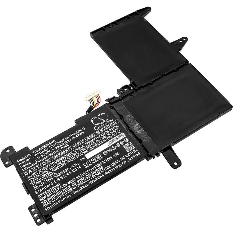 Náhradní notebook baterie 3600 mAh