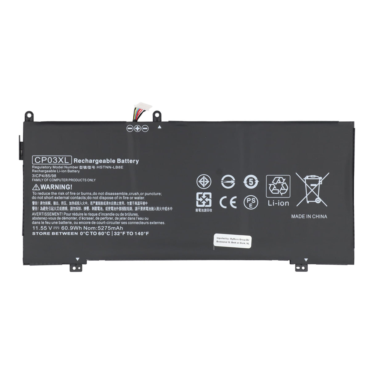 Náhradní notebook baterie 4300 mAh