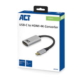 Actuar USB-c a hdmi adaptador femenino, 4K