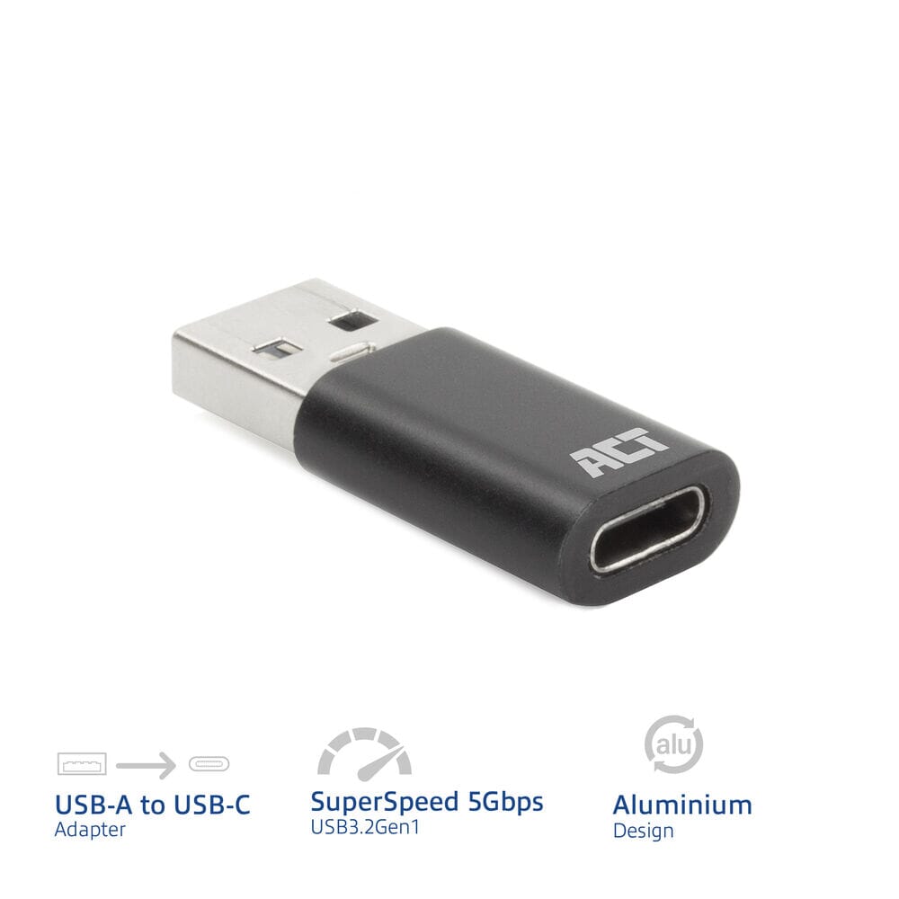 Handle USB-A hann til USB-C kvinnelig adapter