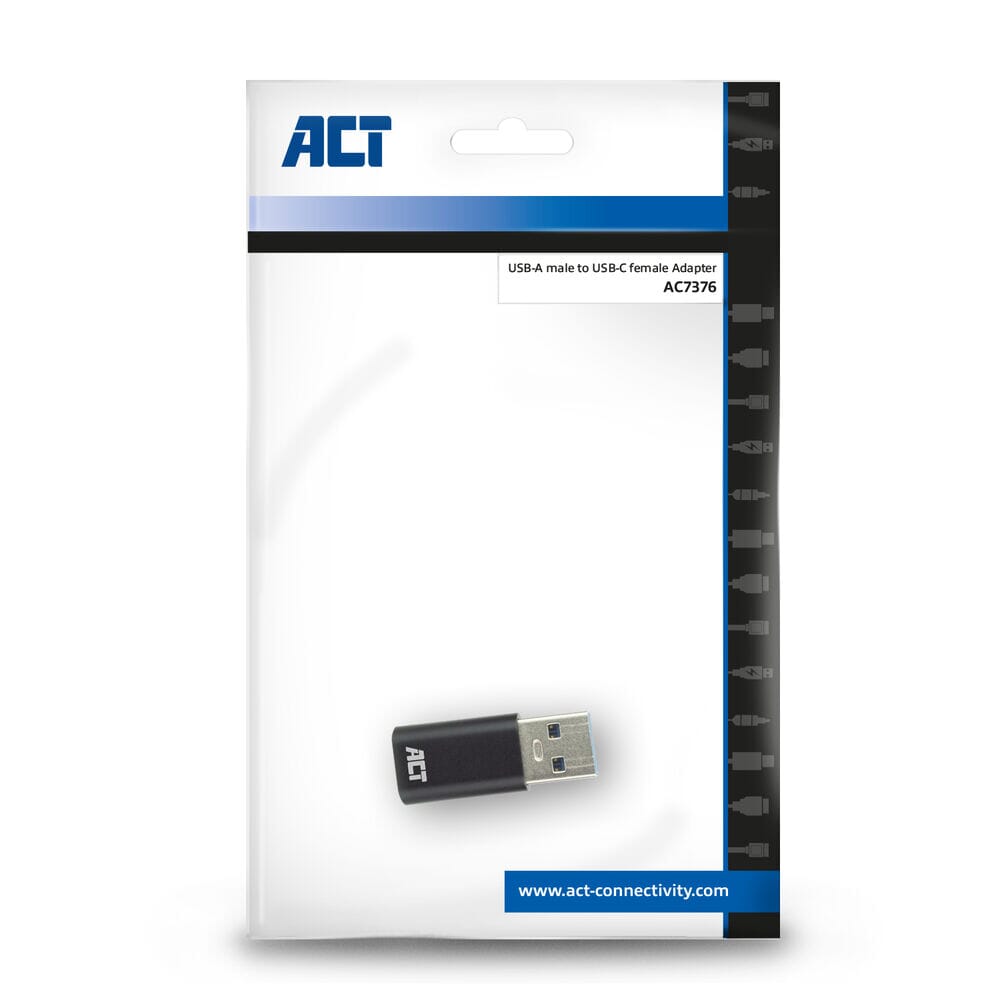 Handle USB-A hann til USB-C kvinnelig adapter